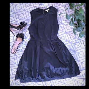 Gap women’s fit & flare laser cut dress